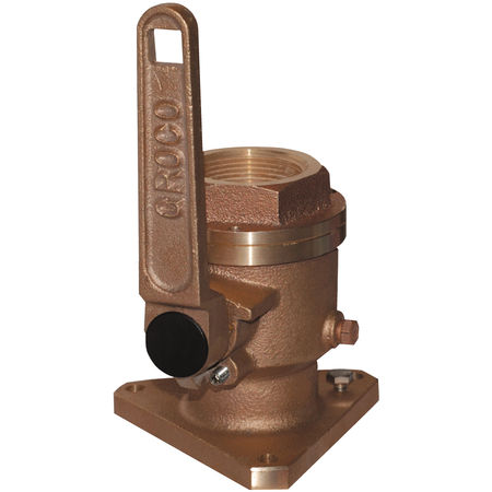 2-1/2"" Bronze Flanged Seacock -  GROCO, BV-2500